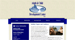 Desktop Screenshot of adultandchilddevelopmentcenter.com